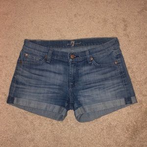 7 For All Mankind Jean Shorts